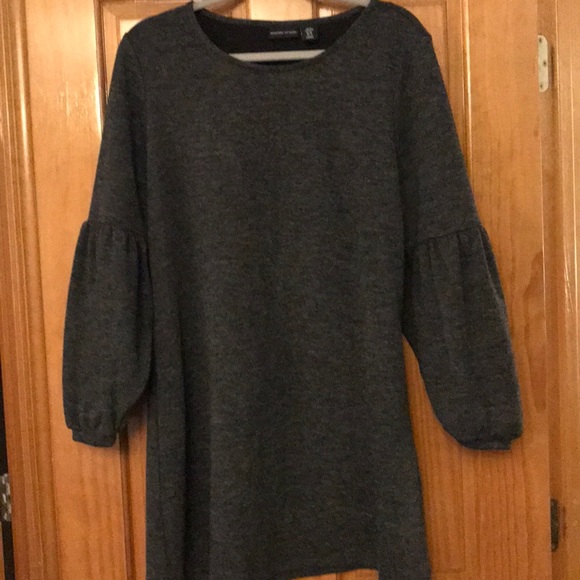 Adrienne Vittadini grey tunic or mini XL - Picture 1 of 7